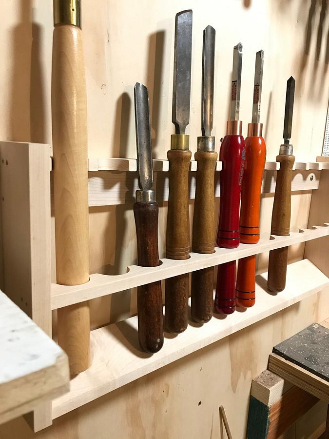 Lathe tool rack