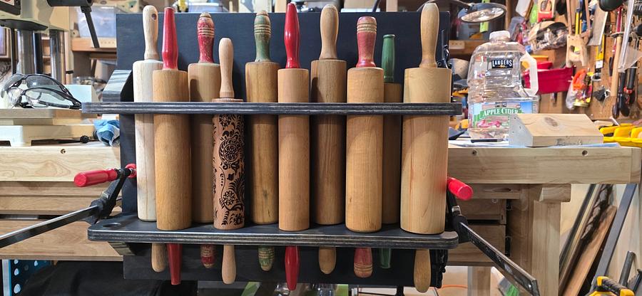 Rolling pin storage