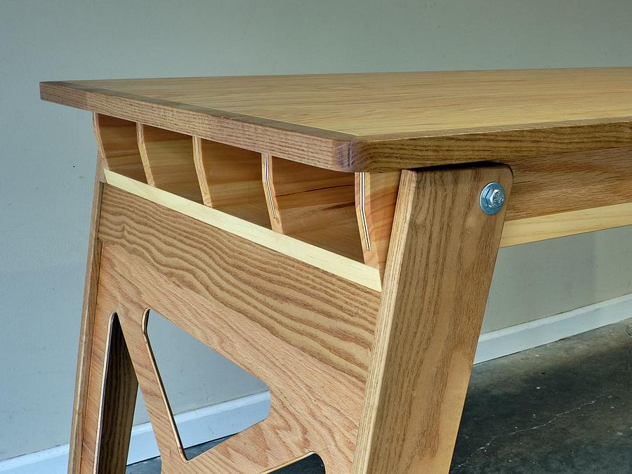 Folding Work Tables and Storage Bracket