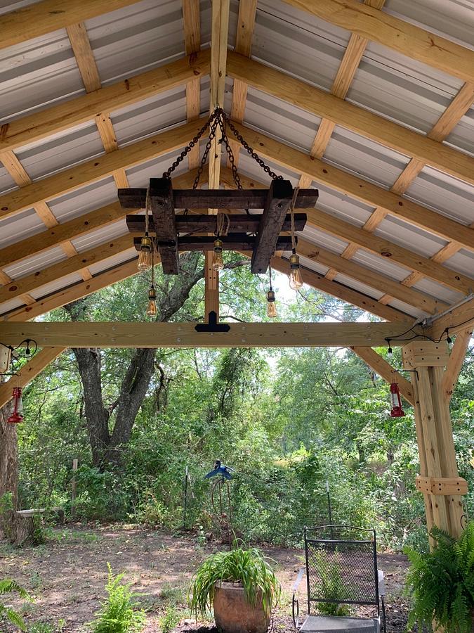 Rustic Chandelier for Pavilion