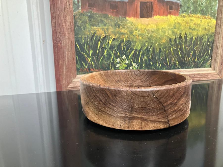 Black walnut bowl