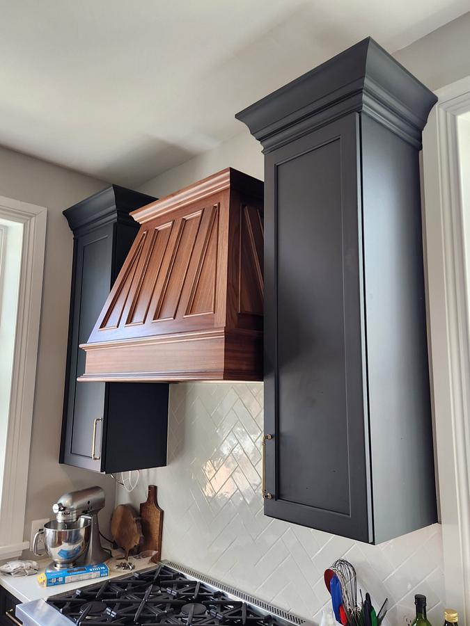 Walnut Range Hood