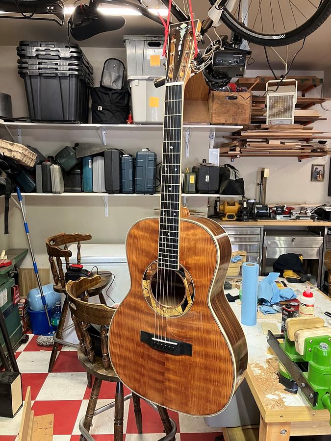 Redwood and Pau Ferro 000 Guitar