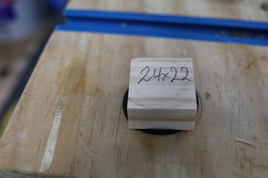 Shaping Small parts using AIR hold down.