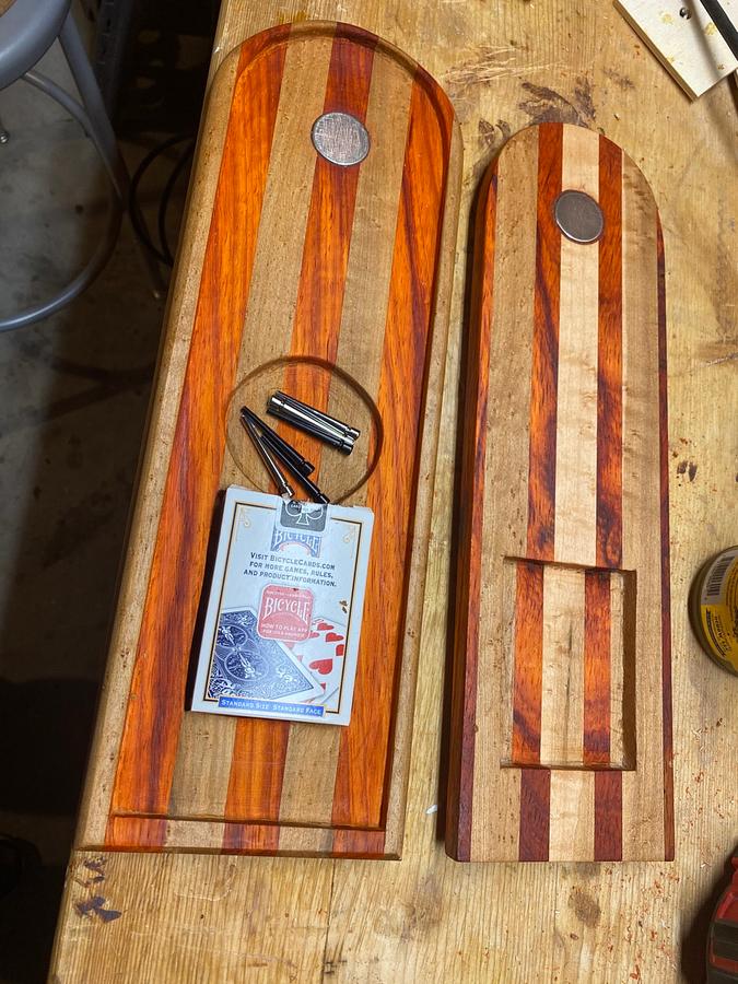 Two-Piece Cribbage Boards