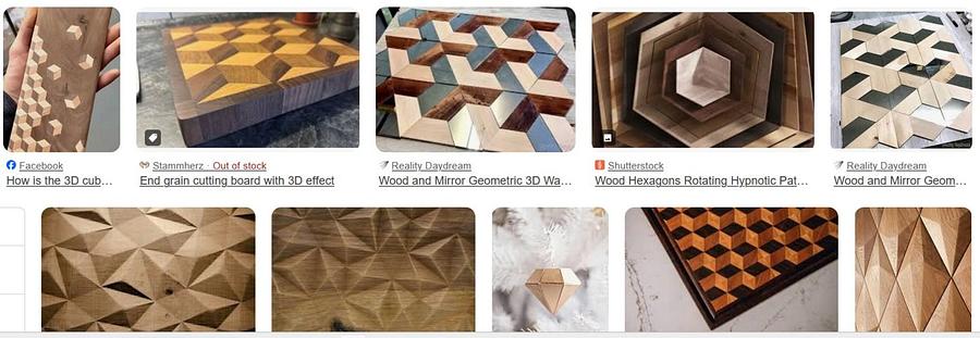 Simple Angle (Diamonds) Jig For 3-D Illusion