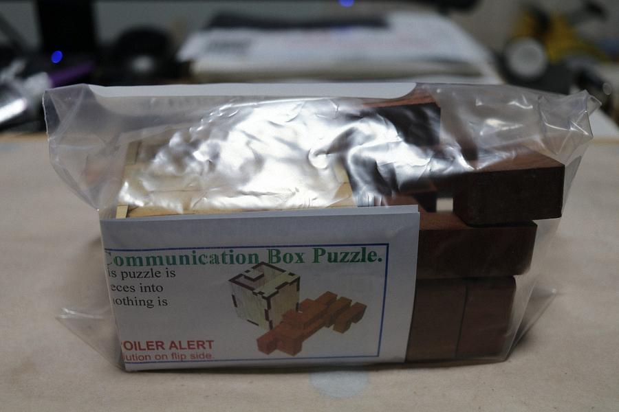 “Communication Box” Packing Puzzle.