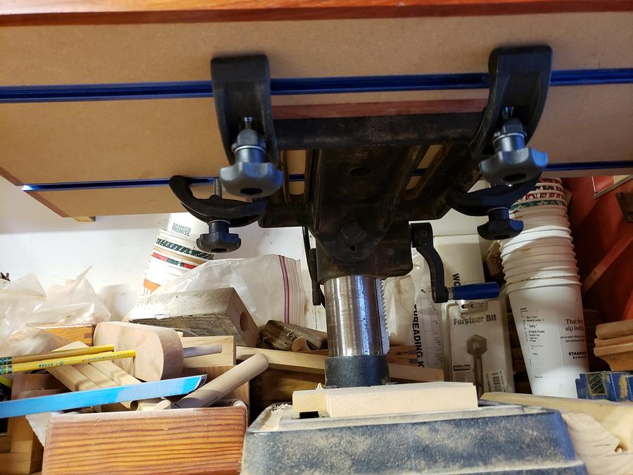 My new & improved drill press table