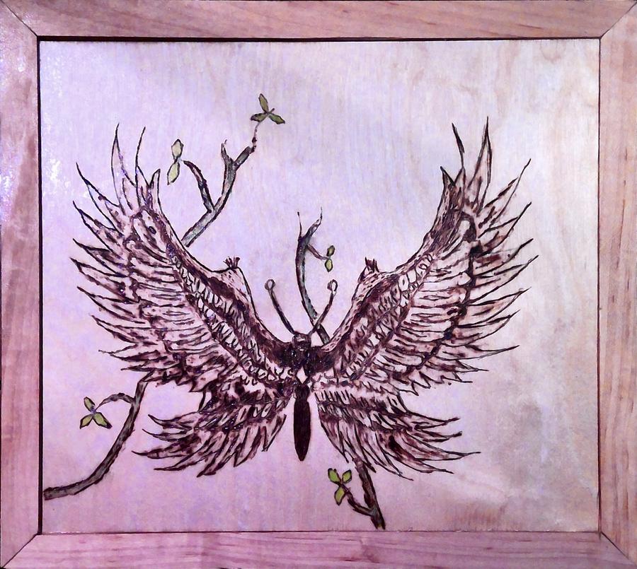 Wood pyrography