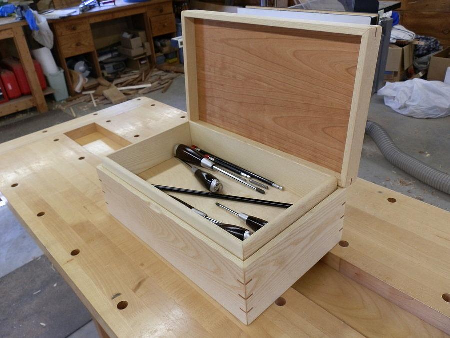 Wooden Hinge (with box attached)