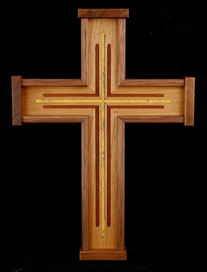 Crosses with simple inlay