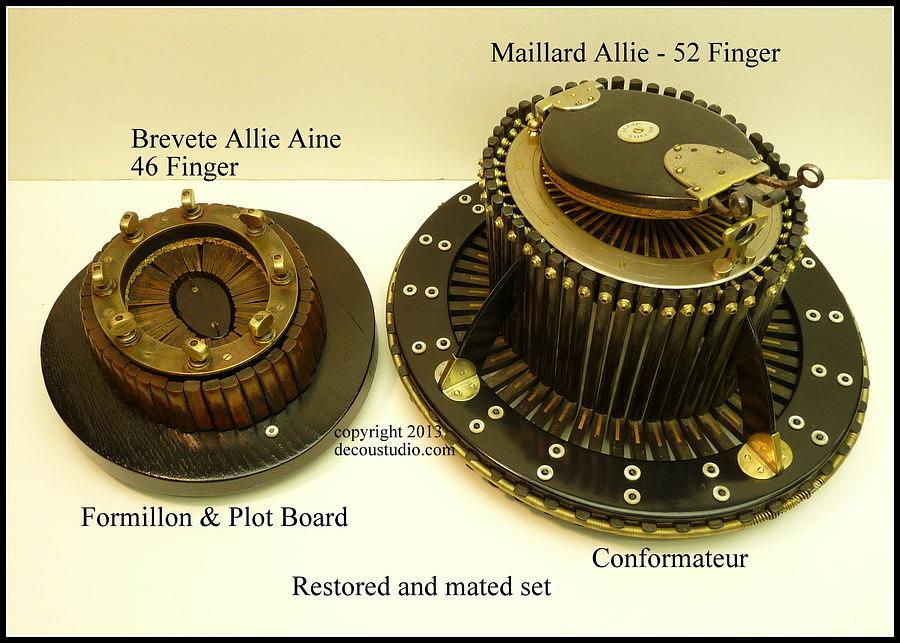 Restoration Maillard Allie Conformateur Brevete Allie Aine Formillon Hat Maker Head Measuring