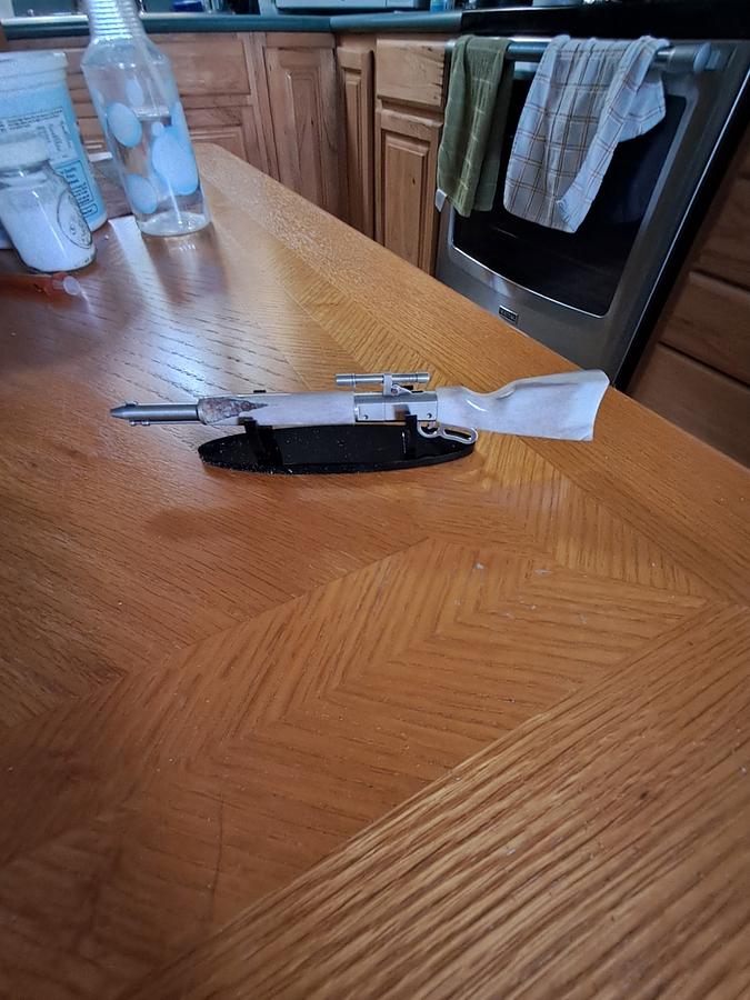 pretty cute lever action pen deer antler pen