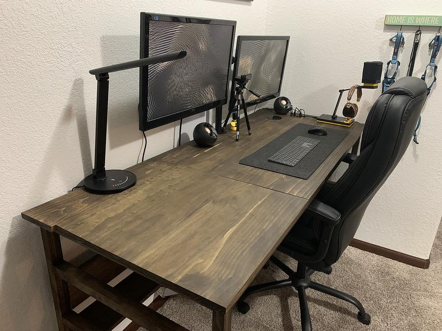Custom Desk with Drafting Table
