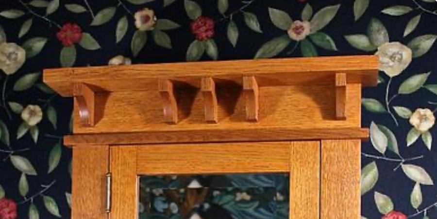 How I Make The Small Corbels At The Top Or My Medicine Cabinets 
