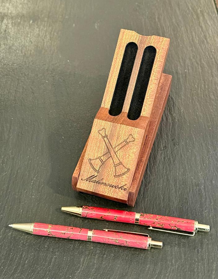 Pen and pencil set, with gift box