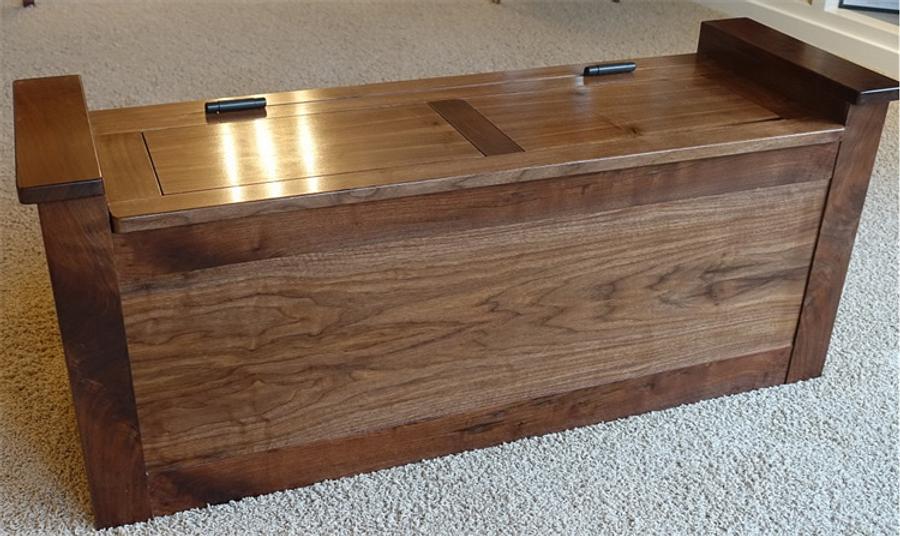 Walnut Chest with Cedar Lining