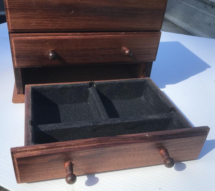 Tasmanian Blackwood and Silky Oak Jewelery Box