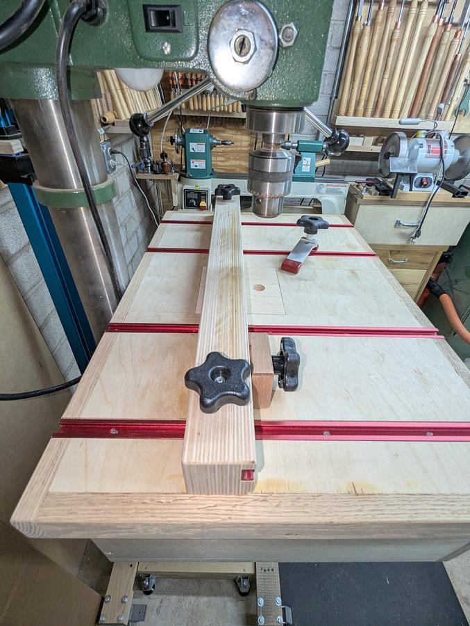 Drill Press Table with storage 