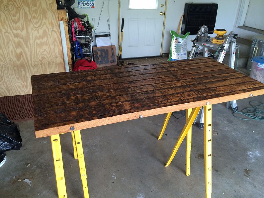 Oak desk