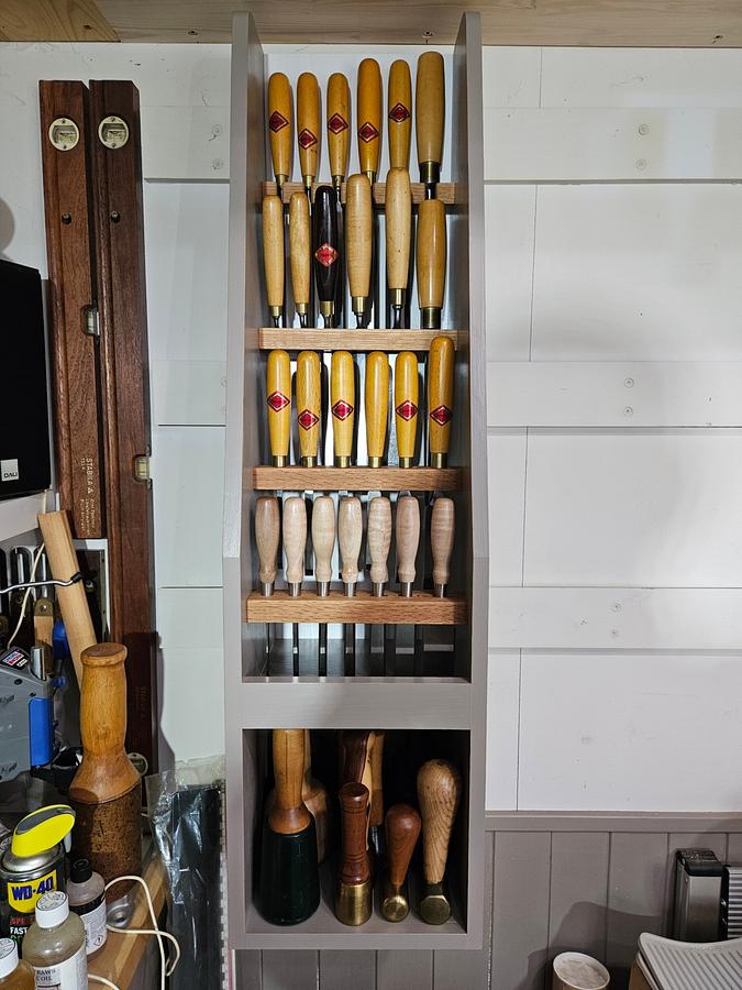Chisel and Mallet Tool Rack