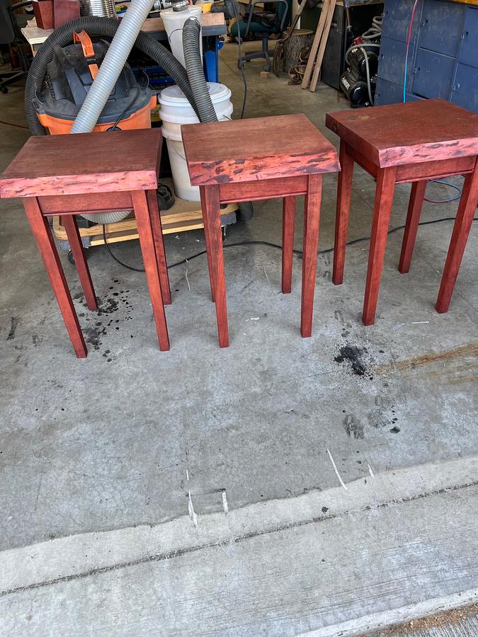 Cherry end tables