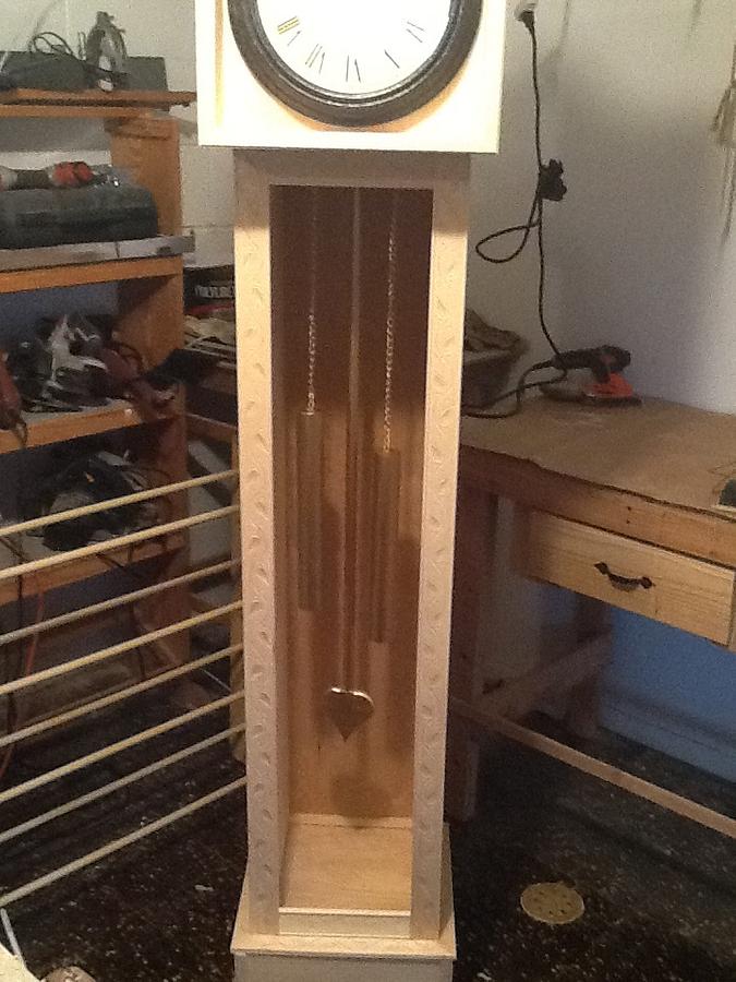 makeing a look alike grandfather clock