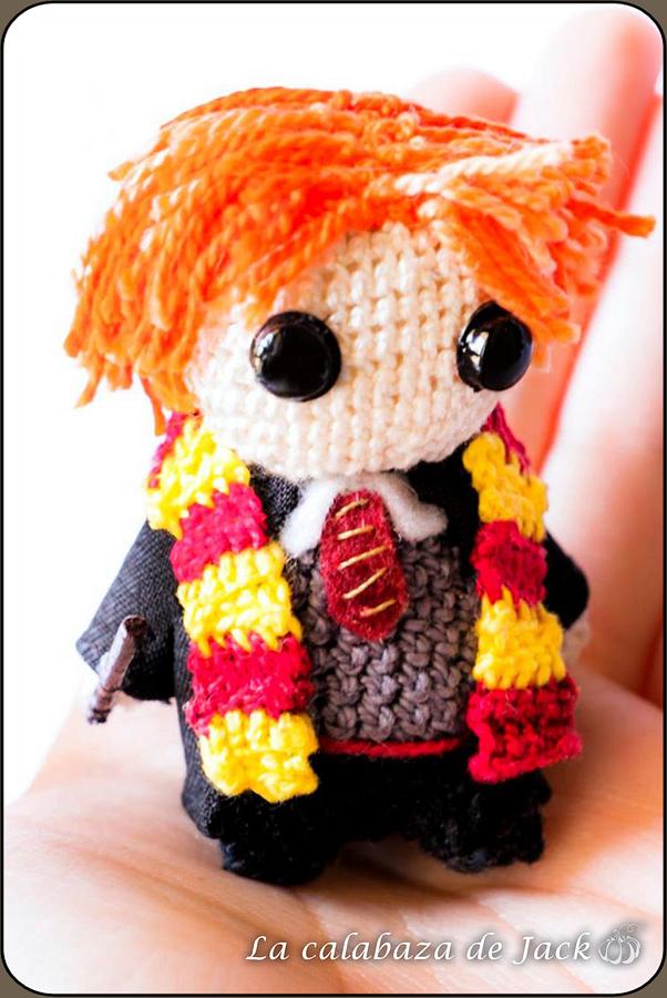 Ron Weasley Amigurumi - Harry Potter - La Calabaza de Jack