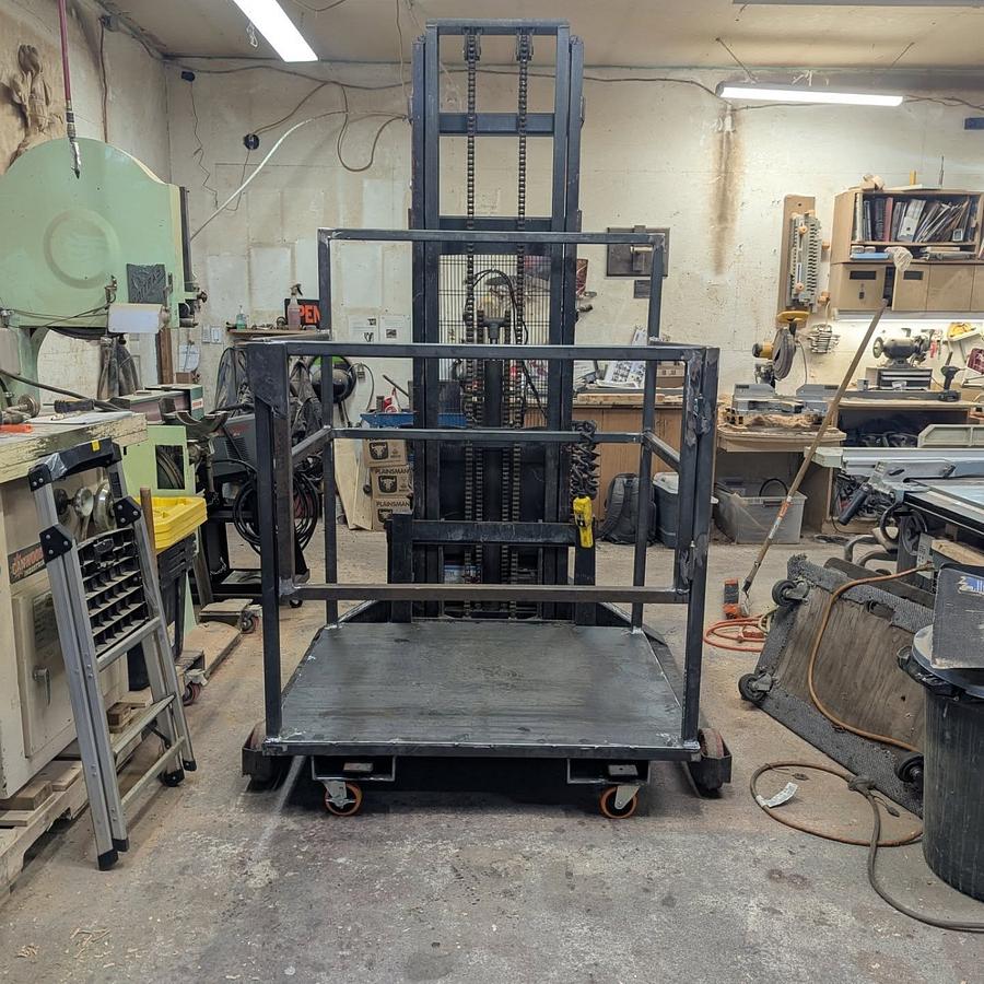 Forklift "man lift" cage