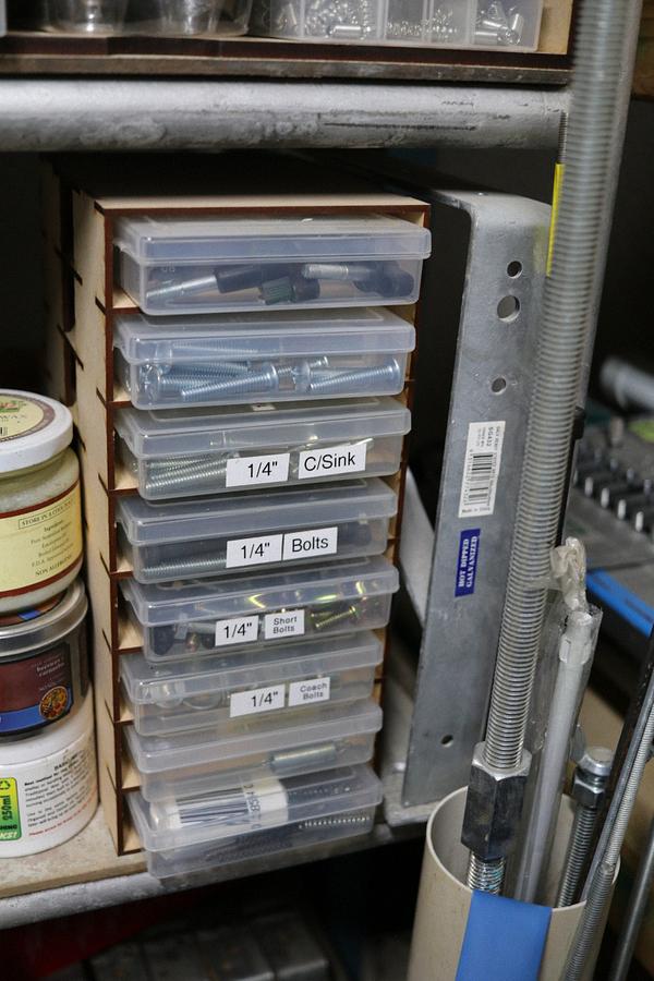 Storage for Storage Container.