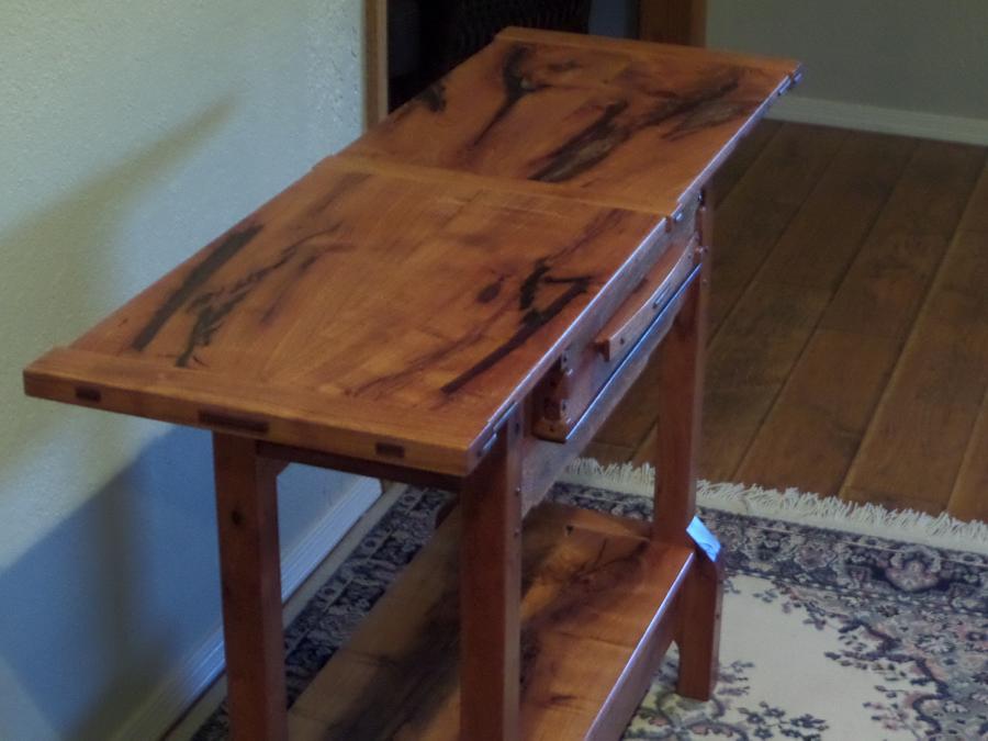 Mesquite table with G&G details