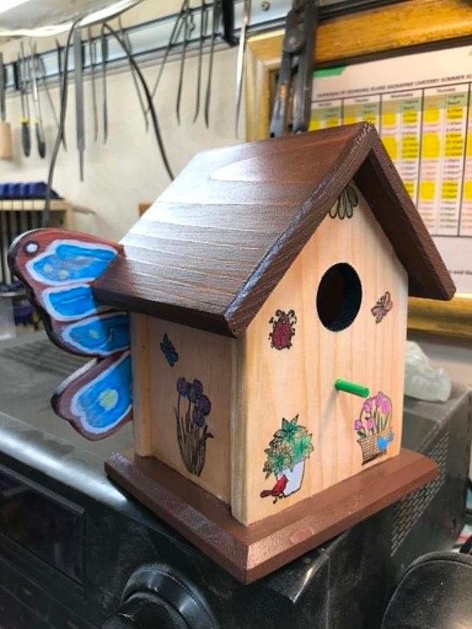Butterflied Decor Vase