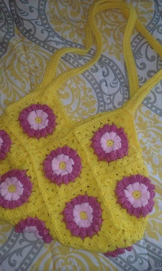 Granny Square Purse