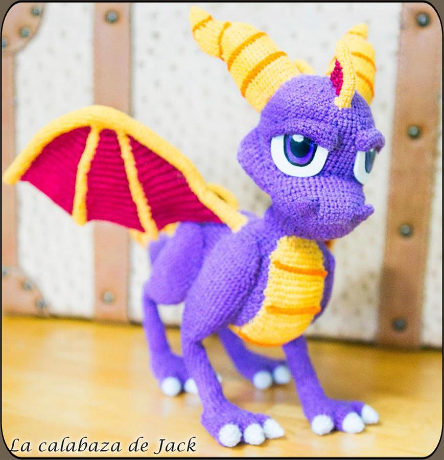 Spyro Amigurumi - La Calabaza de Jack