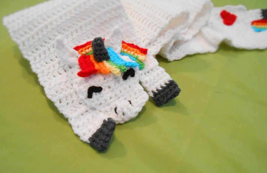 Rainbow Unicorn Scarf