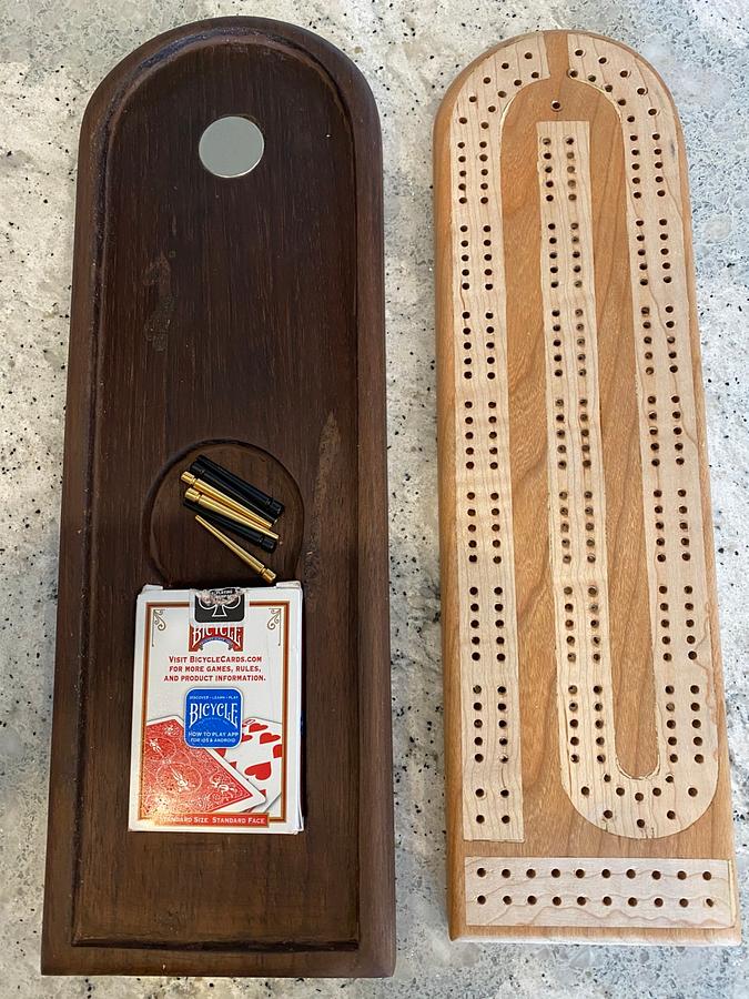 Two-Piece Cribbage Boards