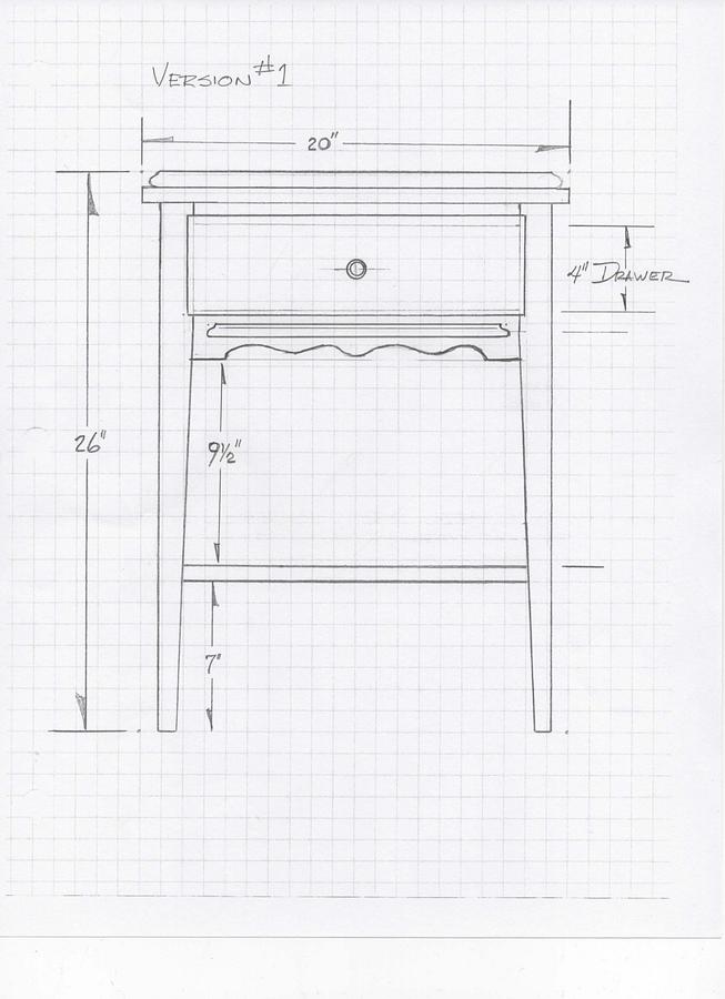 Nightstand to match existing furniture