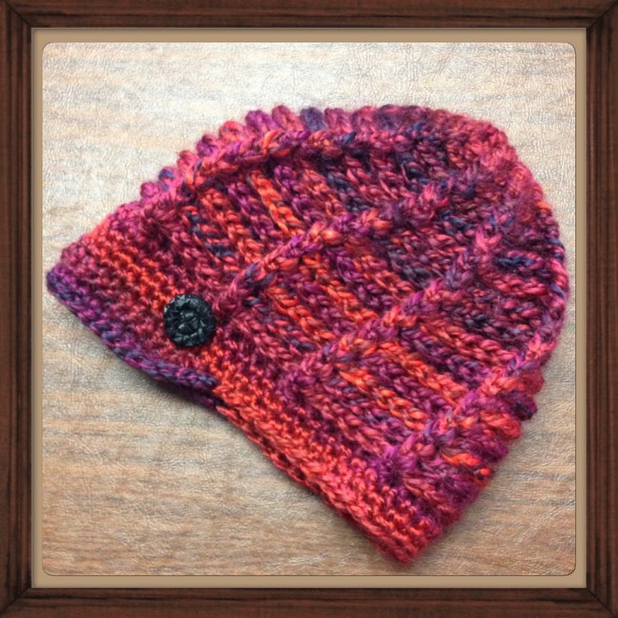 Cranberry Bliss Hat with Visor