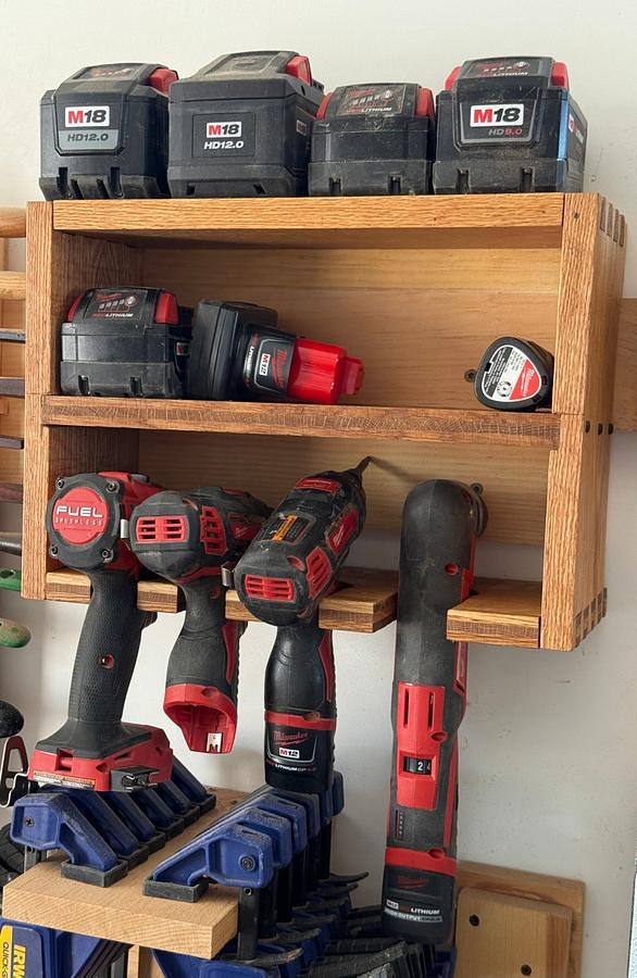 Cordless drill holder