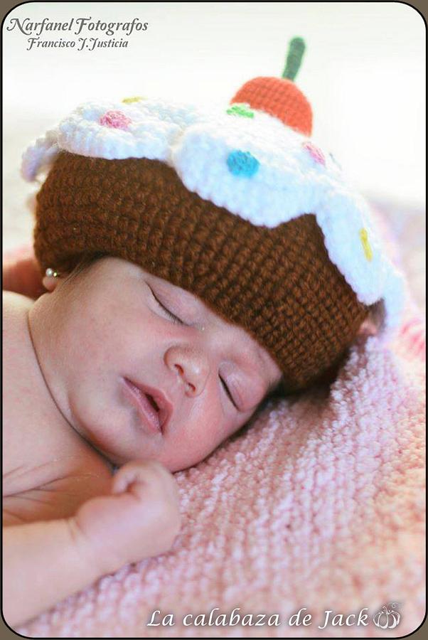 Baby cupcake Hat - La Calabaza de Jack