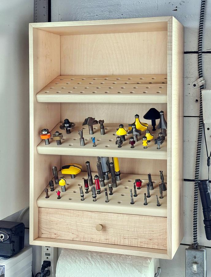 Router Bit Storage 