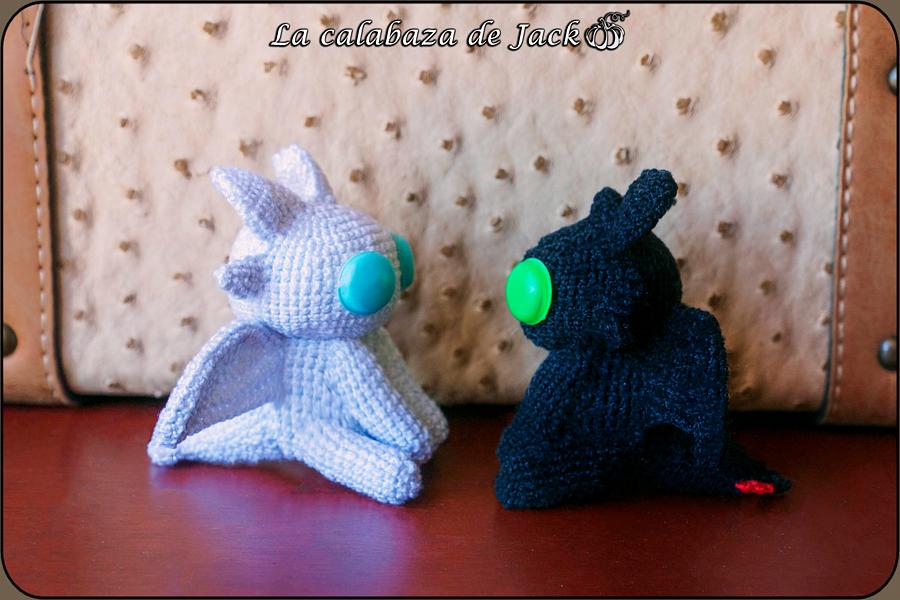 Toothless Amigurumi - How to train your dragon - La Calabaza de Jack