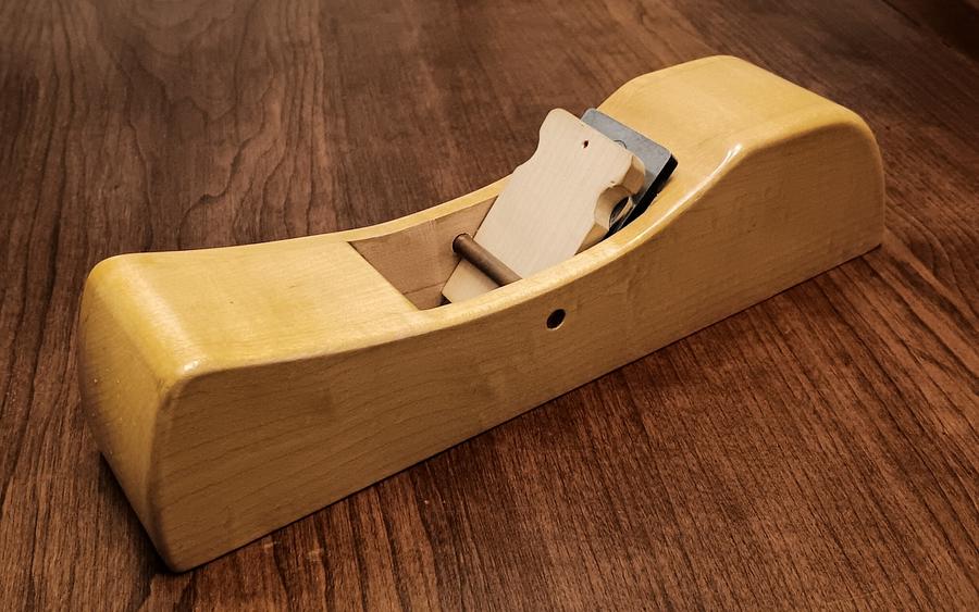 Krenov Style Wooden Smoothing Plane with Hock Blade