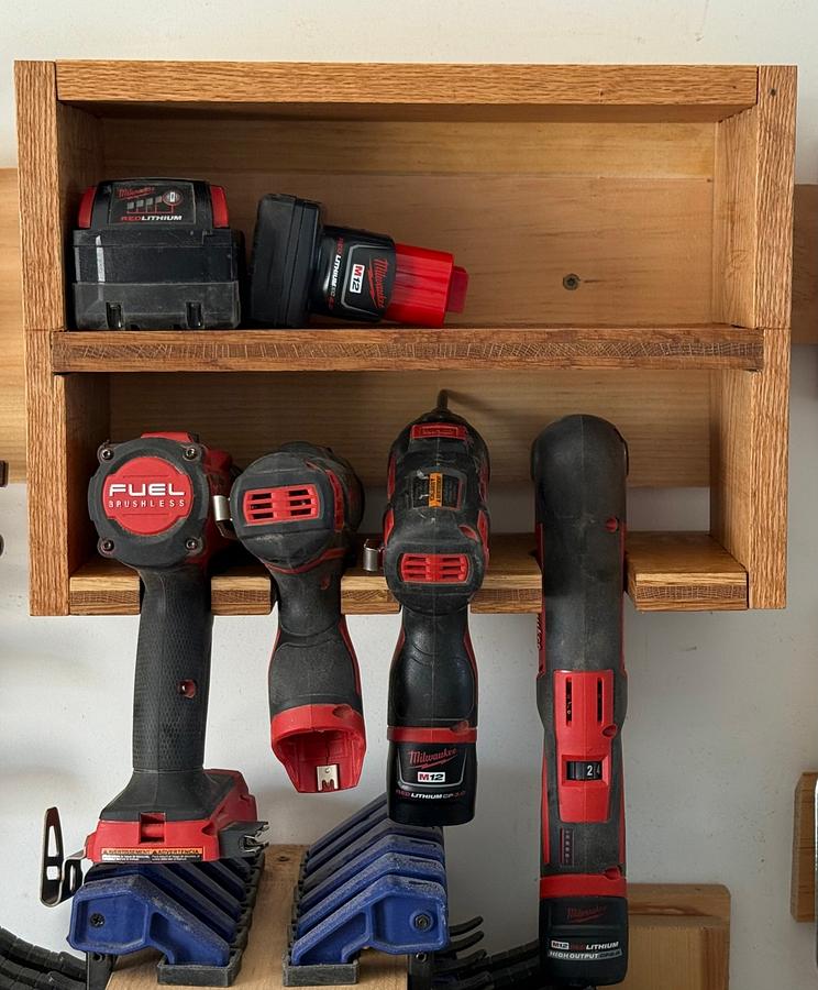 Cordless drill holder