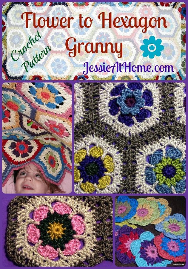 Flower Hexagon Granny How-To