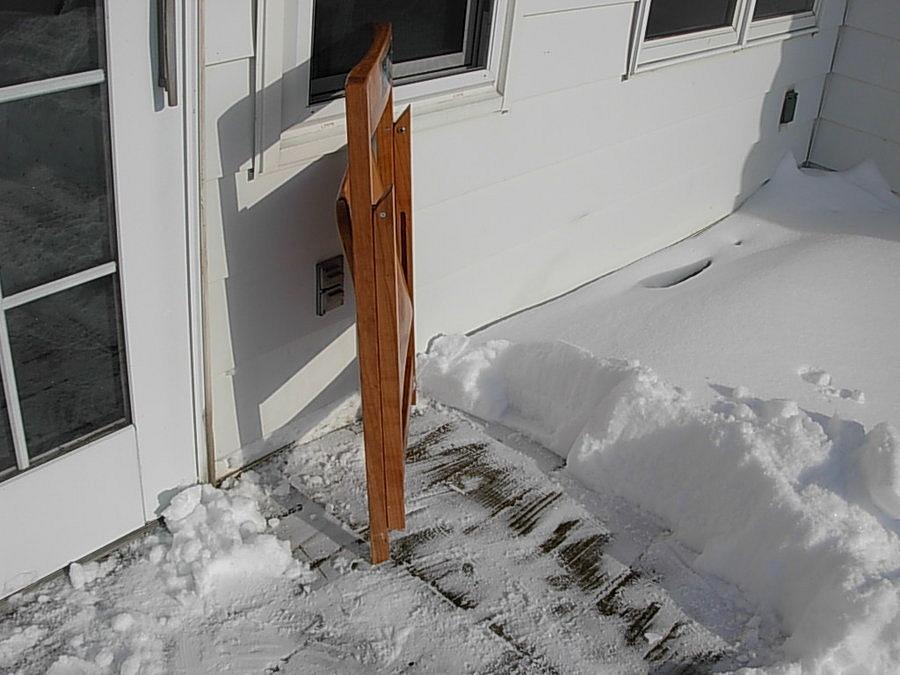 Cherry Folding Chair