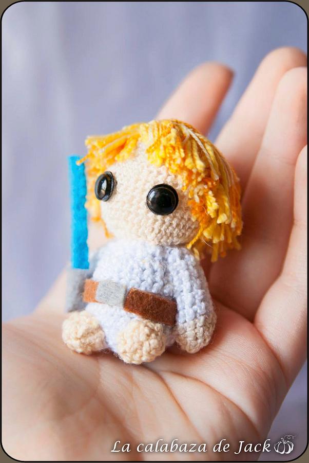 Luke Skywalker Amigurumi - Star Wars - La Calabaza de Jack