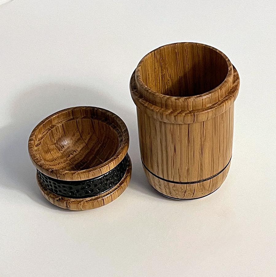 Small Oak Box or Capsule