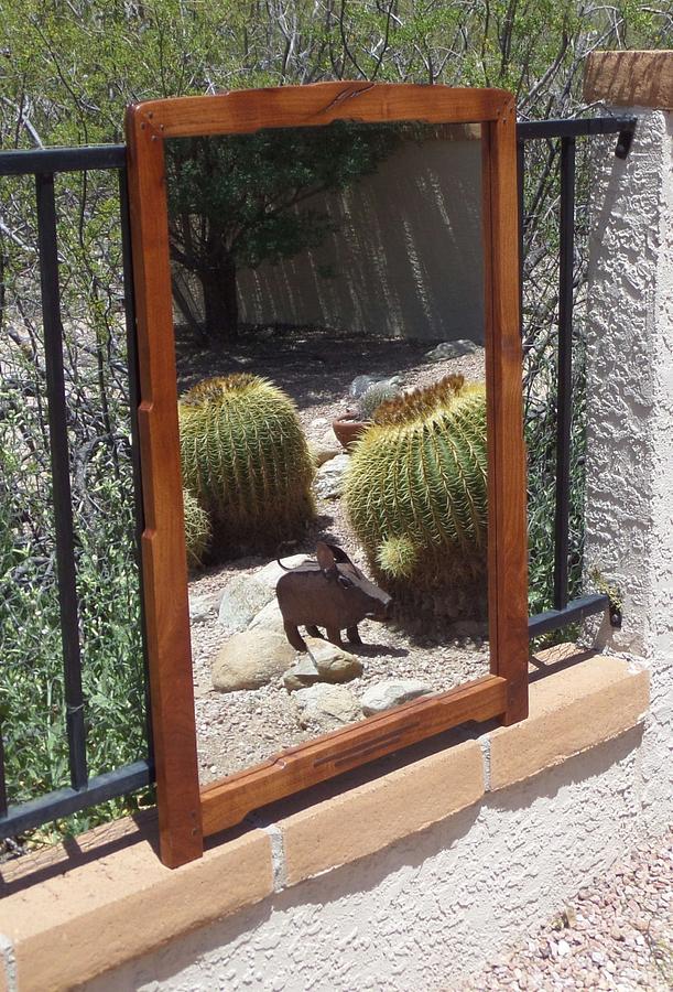 Mesquite Mirror Frame w/ G&G details