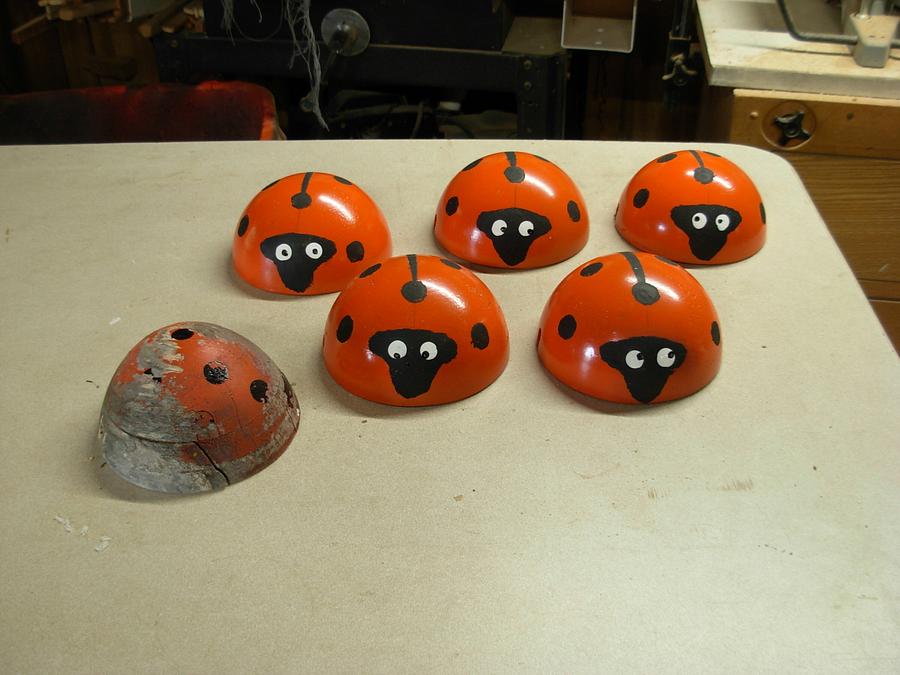Lady Bug Windmill and Weathervane  ( Rebuild)